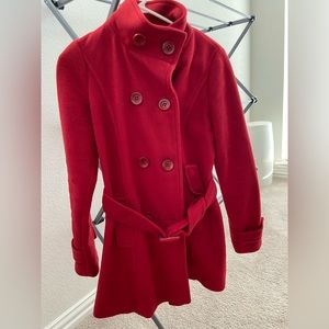 Forever 21 long wool pea coat